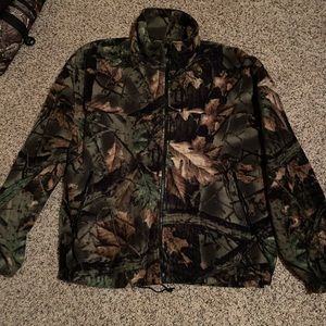 Camo Full Zip Sweatshirt